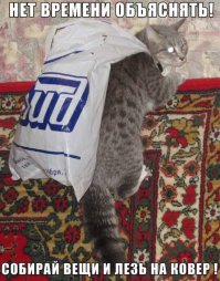 Нет времени объяснять, так надо! 