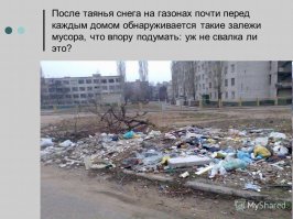 А кто же за вами убирать будет? Или ваше "добро" с первыми дождями смоется и газону на удобрение пойдет, а собачьи фекалии будут десятилетиями разлагаться?