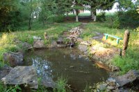 Это исток Оки.
Не так величественно, но зато очень показательно. все начинается с малого и может быть даже неказистого на вид