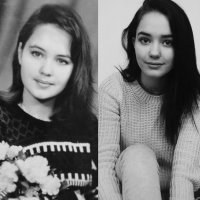 Я в 16 лет. И дочь в 16 лет :) Похожи?