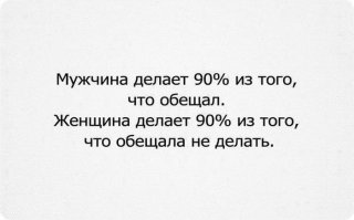 20 шуток о мужчинах и женщинах