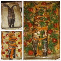 Я вот как недавно готовил,правда не форель,а судака,очень вкусно получилось)