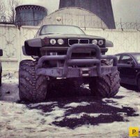 Уникальный гибрид из Mercedes-Benz S500 W140 и ГАЗ-66