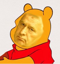 Простите за грубоватую работу, но вот мой вариант: винни-вольфович :)