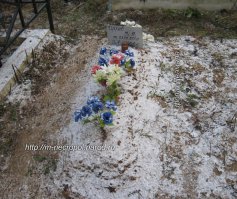 Фото могилы до установки памятника