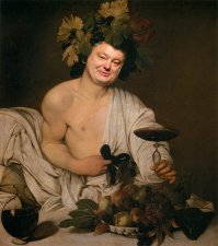 В образе Бахуса, говорите? Следующий!:)