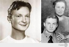 Георгий Вицин с мамой