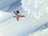 Шустрый косой! Да и сноубордист четкий!