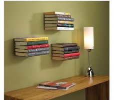 Я полочки из книг уже лет пять собираюсь смастерить, даже уголки купил, только лень вперед меня родилась(((.