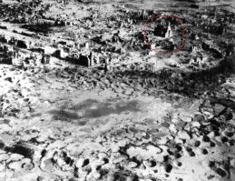 А вот Wesel запад германии , тут англы посторались (а там для сравнения фото, отмечено красным)