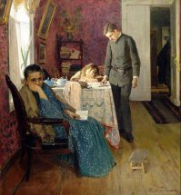 Корин А.М. "Опять провалился". 1891 г.
