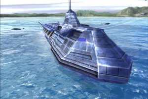 В Supreme Commander был похожий суперюнит.