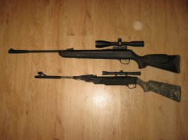 Отличная работа!
Тоже с мурки начинал, сейчас перешел на 125 Хатсан с ГП.
Хочу постепенно пройти все ступени для нормального овладения навыками пневмы.
512-125-ижекрюгерка-полноценная РСР...

PS, посоветуйте плиз нормальный прицел на Хатсана, который бы не сбивался за 10 выстрелов?( А то стоит какой то Липерс 3-9Х40, то на 70 метров в коробок умудряется попасть 4 из 5, то на 20 метров разброс в полметра(