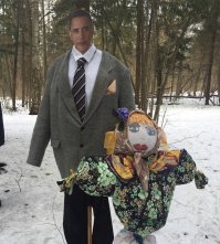 У нас вот такое чучело сожгли