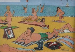 "Душа моя рвется к вам, ненаглядная Екатерина Матвевна, как журавль в небо.
Однако случилась у нас небольшая заминка. Полагаю, суток на трое, не более.
А именно, мне как сознательному бойцу, поручили сопроводить группу товарищей с братского Востока.

Отметить надобно - народ подобрался покладистый, можно сказать, душевный, с огоньком,
так что ноги мои бегут теперь по горячим пескам в обратную сторону,
потому как долг революционный к тому нас обязывает."
------------------
"Обратно пишу вам, любезная Катерина Матвевна, поскольку выдалась свободная минутка.
И разнежился я на горячем солнышке, будто наш кот Васька на завалинке.
Сидим на песочке возле самого синего моря, ни в чем беспокойства не испытываем.
Солнышко здесь такое, аж в глазах бело.

Еще хочу сообщить вам - дислокация наша протекает гладко, в обстановке братской
общности и согласия. Идем себе по пескам и ни о чем не вздыхаем,
кроме, как об вас, единственная и незабвенная Катерина Матвевна.

Так что вам зазря убиваться не советуем. Напрасное это занятие."