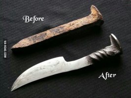 Из путейского "костыля" нож, я извиняюсь, как из говна пуля. Только клапан, только хардкор!!!