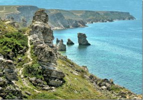 Мыс Тарханкут, Крым, Россия