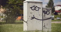 Граффити на распределительных ящиках Paul Walsh