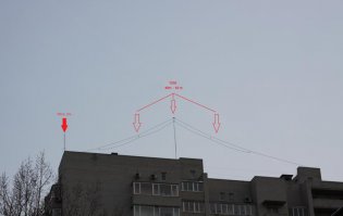 К сожалению, нет. ТСЖ не одобряэ яги. Стоит петлевой вибратор типа T2FD и четвертушка на 144 и 430 мГц.