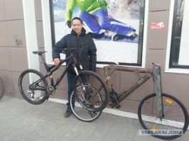 Да ладно вам. Вот акция обмена велосипедов за каждый килограмм старого 1%. Чел уехал на новеньком бесплатном  веле.