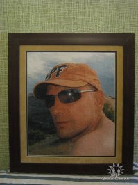 жена с фотографии вышила,на заднем плане мыс Капчик