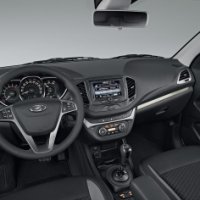 Мне одному кажется, что передняя панель от весты, а приборка от калины! Ну уж очень похожы! Извините если кого обидел!