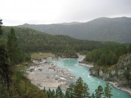 Катунь в сентябре. Чемал