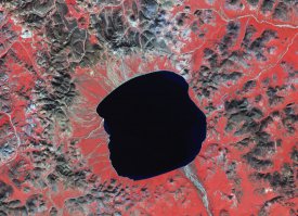 Чернильное озеро в Алжире