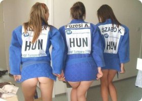 Дзюдоистки, они такие...