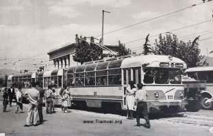 Экспериментальный трамвай в Тбилиси.Существовало 4 экземпляра.