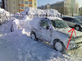 Этого не занесло, он дворники поднял, как знал, как знал!