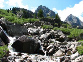 Горная река Иолдо-Айры. Республика Алтай