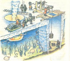 очень мне из детства картинку напомнило, как золото добывали