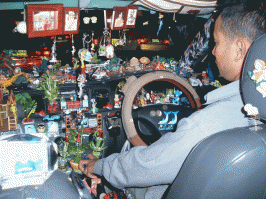 Салон маршрутки в Сызрани.