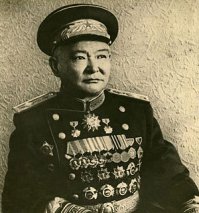 Хорлогийн Чойбалсан (1895 - 1952) - политический лидер Монголии с 1930-х годов до своей смерти. Маршал Монгольской Народной Республики. При жизни Чо