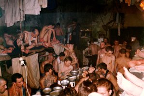 ... 5 заключённых отбывают наказание на 12м2...
ещё шикарно живут,в наших тюрьмах поболее