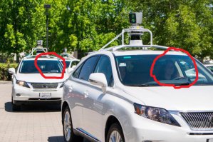 Если google автомобиль-беспилотный,тогда кто эти люди за рулём?Роботы-андроиды???