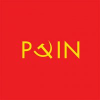 Честно говоря, сначала в голову пришло слово PAIN, потом, разглядев, увидел PUTIN)