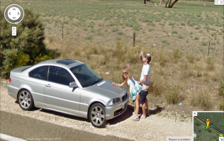25 кадров, сделанных в нужный момент камерами Google Street View