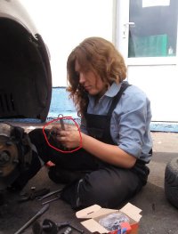 ну вроде запачканные...