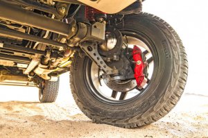 ... вызывает сомнения конструкция портальных мостов. С таким количеством дури под капотом, если хорошо приложится пластинами идущими на нижнюю шаровую, думаю будет полный песец :) А цена на такую запчасть у мерина ой-ей-ей