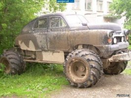 Луаз на колесах от квадроцикла 'Грязный дьявол'