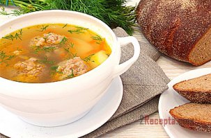 Молодец! Сделай ещё суп с фрикадельками: это вкусно и очень быстро (полчаса всего). Там обязательна поджарка из моркови и лука и важно медленно опускать шарики из фарша в воду. Мелкой вермишели (паутинка) и картошки много не надо.