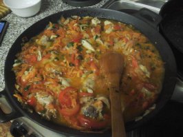 Мое чахохбили.