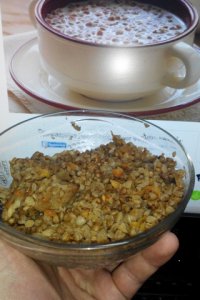 Здорово! Вкусно и Полезно!
а меня сегодня на обед греча с мясцом...ммм...