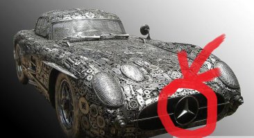 Погоди, а ты огромный логотип мерседеса не заметил?