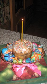 Мое пасхальное художество в прошлом году :)