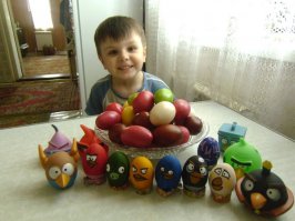 это я сынульке делала в прошлую Пасху))