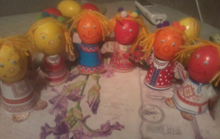 Наши с дочей прошлогодние старания ;)