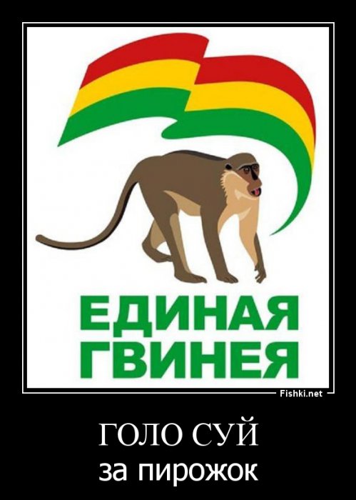 Что, в Куев пришел контейнер с печенюшками и рагуля опять повылазили? 
А за пирожок с капустой поагитируешь за Единую Гвинею?